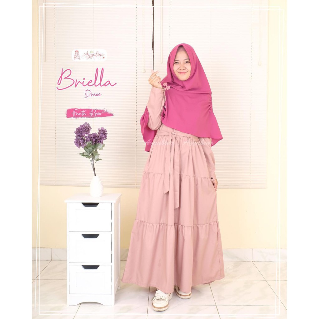 Briella Dress Only Gamis Cantik by Ayyabina