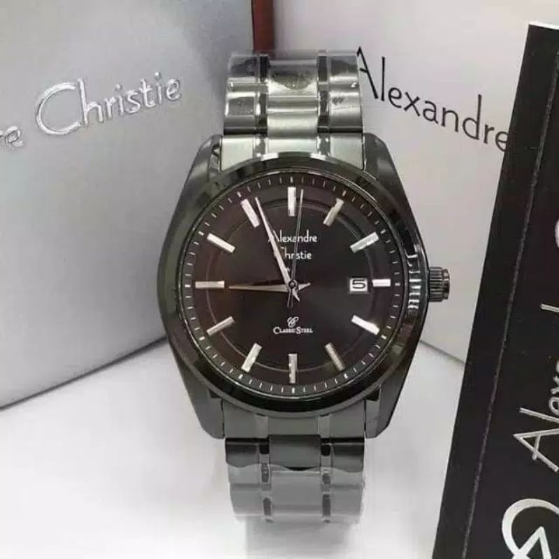 Alexandre Christie Pria Ac 8618-8619 Stsinless Steel/Garansi Resmi 1 Tahun