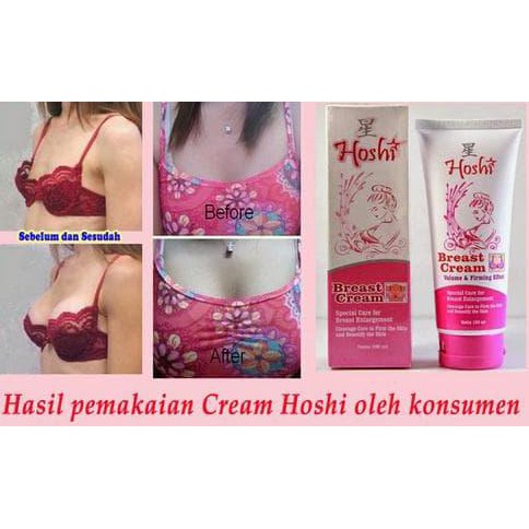 Hoshi Breast Up Cream - Bust Up Krim Pembesar & Pengencang Payudara