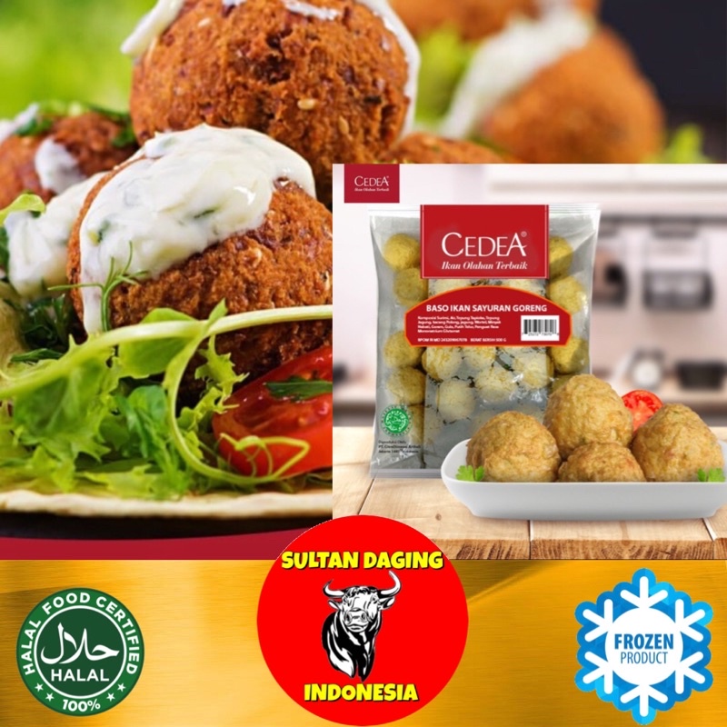 

CEDEA BAKSO IKAN SAYUR GORENG 500 GRAM ISI 25 BUTIR/BAKSO SAYUR VEGETARIAN/BASO IKAN SAYUR GORENG/ BAKSO IKAN SAYURAN GORENG BASO/ BASO IKAN SAYURAN