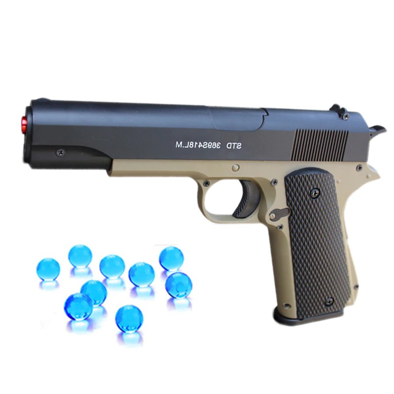 Jual Murah Outdoor Toys Plastic Pistol M1911 Orbeez Gun Soft Bullet Water Crystal Air Airgun Gel