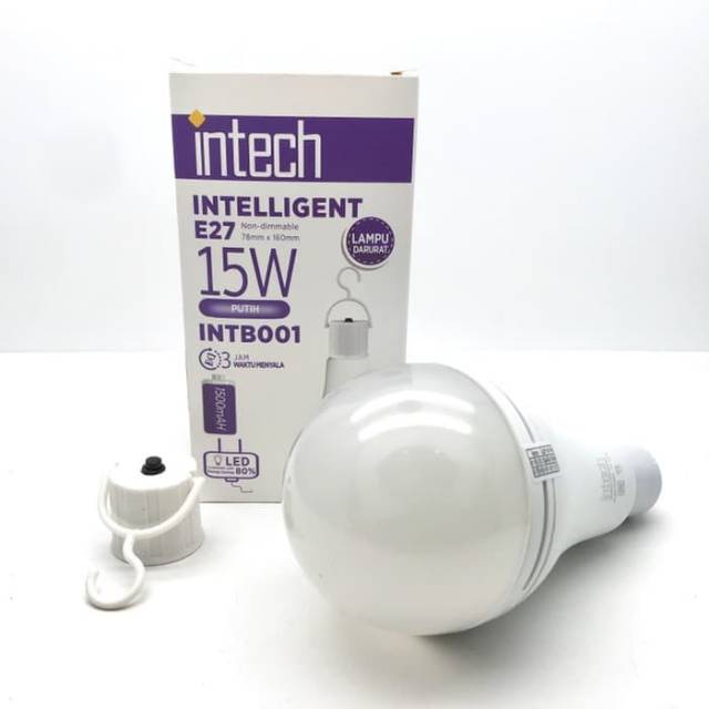Lampu Emergency LED Intech 15 Watt