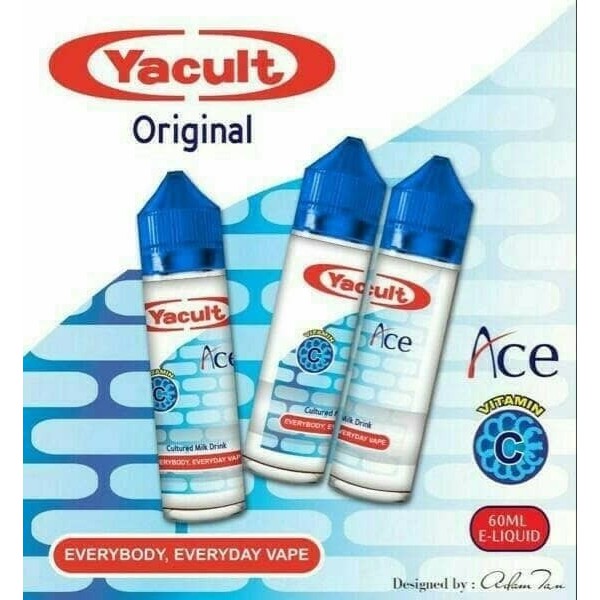 Yakult Yacult Ace Premium Vape Lokal Liquid I Vape E Juice I E