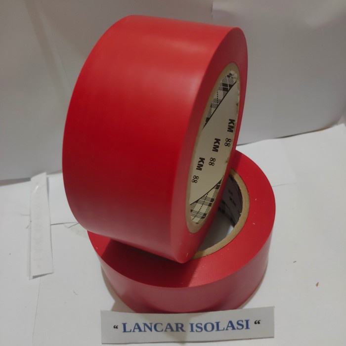

Kusus Hari Ini Floor Marking Tape Lakban Lantai Merah-Isolasi Lakban Vinyl 2In X 33M Diskon