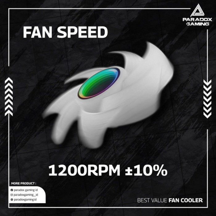 FAN CASING PARADOX GAMING HYPERSONIC F400 INFINITY