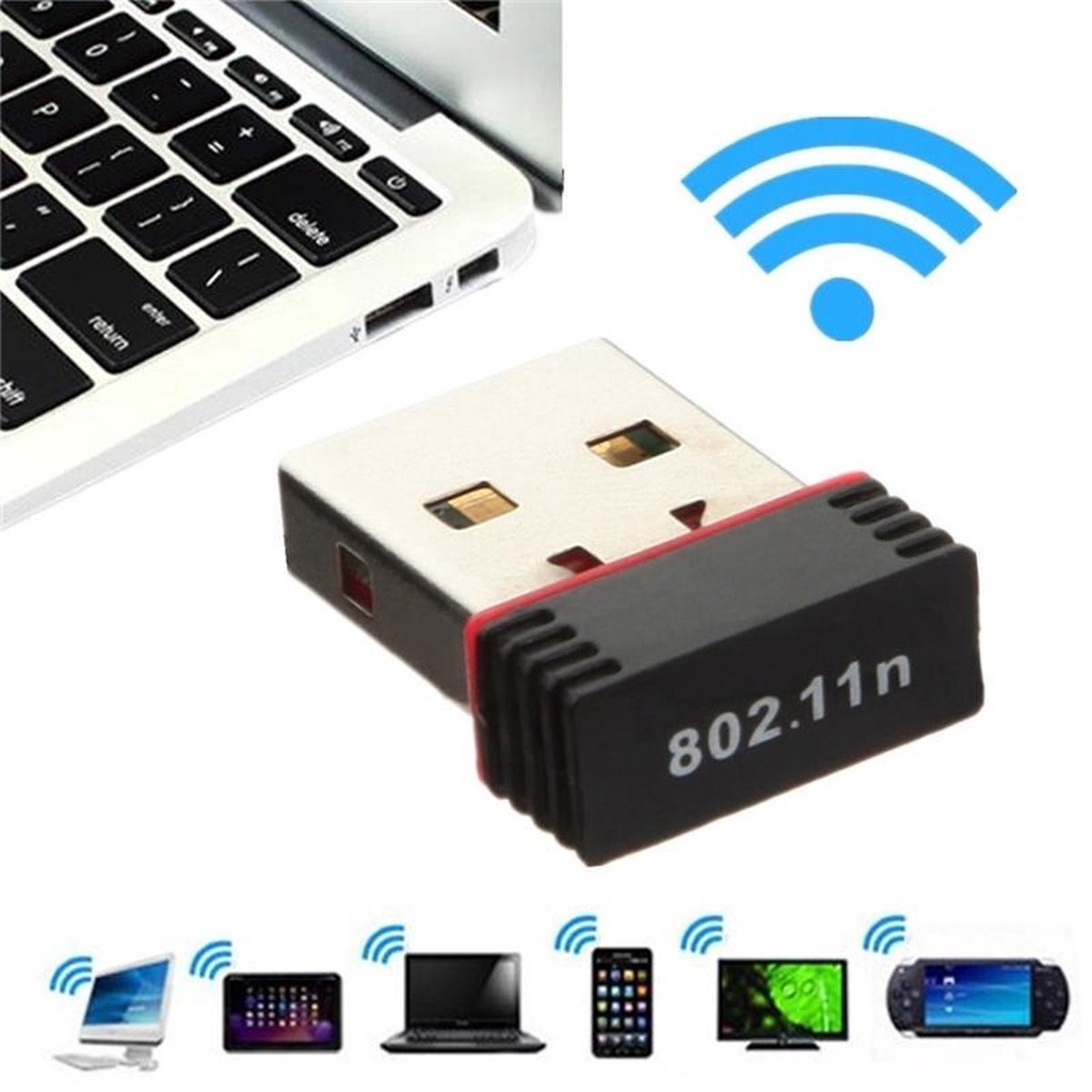 USB Wireless WiFi adapter dongle 600mbps 802.11n laptop komputer-600 Mbps