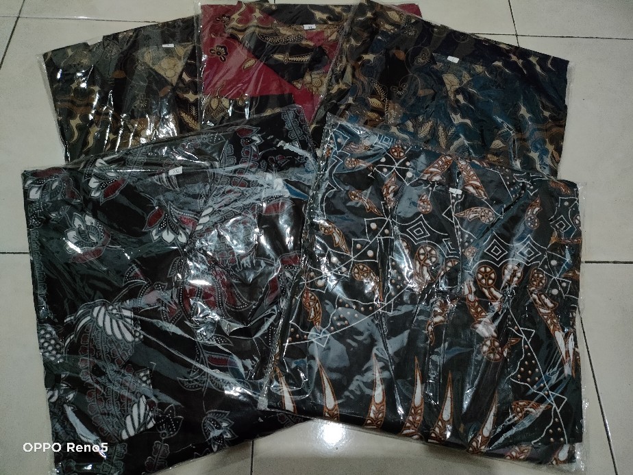 Batik Pria Lengan Panjang Kemeja Batik Pria Lengan Panjang M L Xl Xxl Xxxl