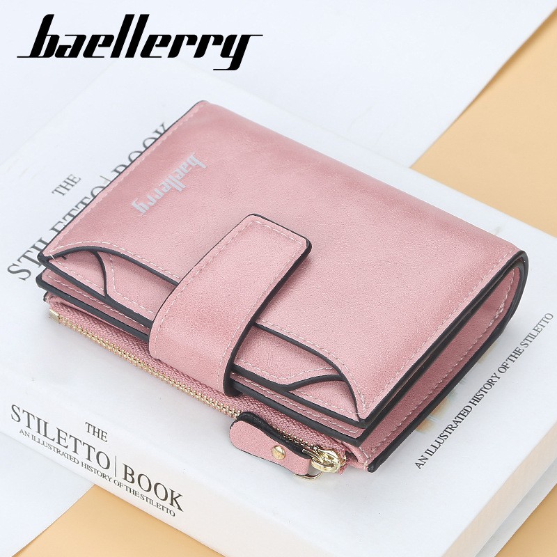 BAELLERRY N2349 Dompet Wanita Kecil Bahan Kulit PU Leather Premium WATCHKITE WKOS