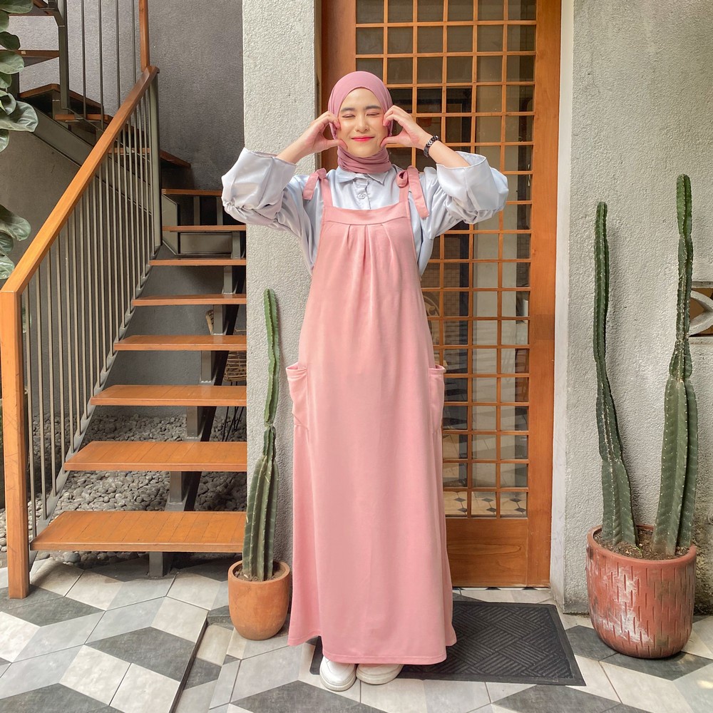 Mybamus Nadir Pocket Overall Dress - Gamis Jumpsuit Muslim