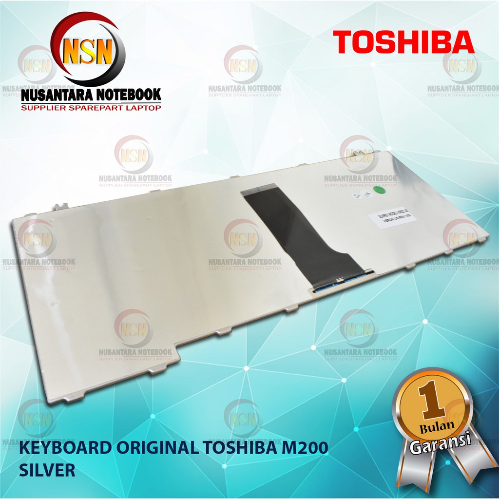 Keyboard Original Toshiba Satellite M200 A300 A200 A205 A210 L200 Silver