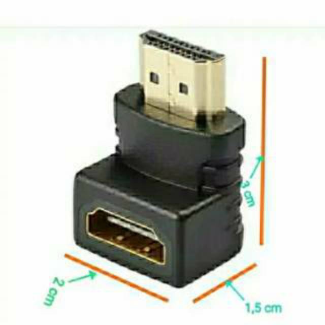 Jual Adaptor Konverter Hdmi Male To Female Shopee Indonesia