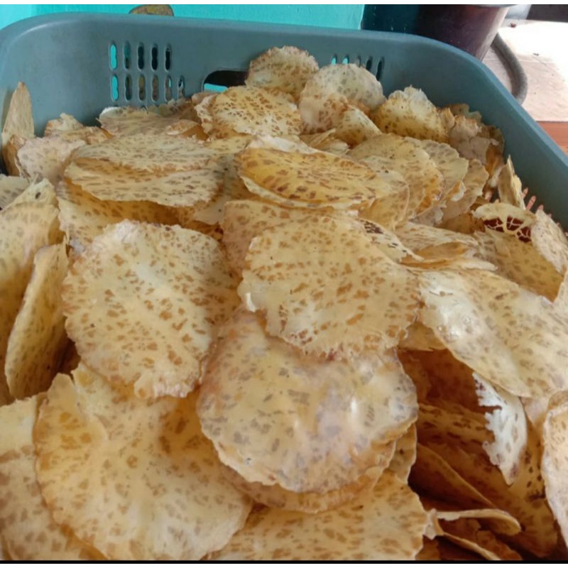

Kerupuk Jengkol /Jariang Mentah oleh oleh padang