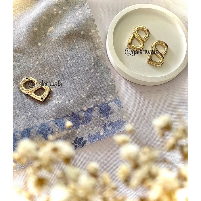 Label hijab pin plat besi buttonscarves/ k hijab buttonscarves/ plat hijab naraya