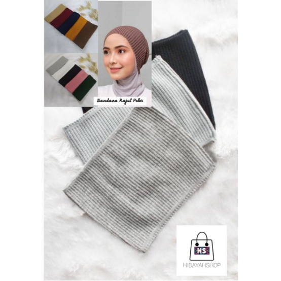 DISKON CIPUT RAJUT/BANDANA POLOS PREMIUM INNER