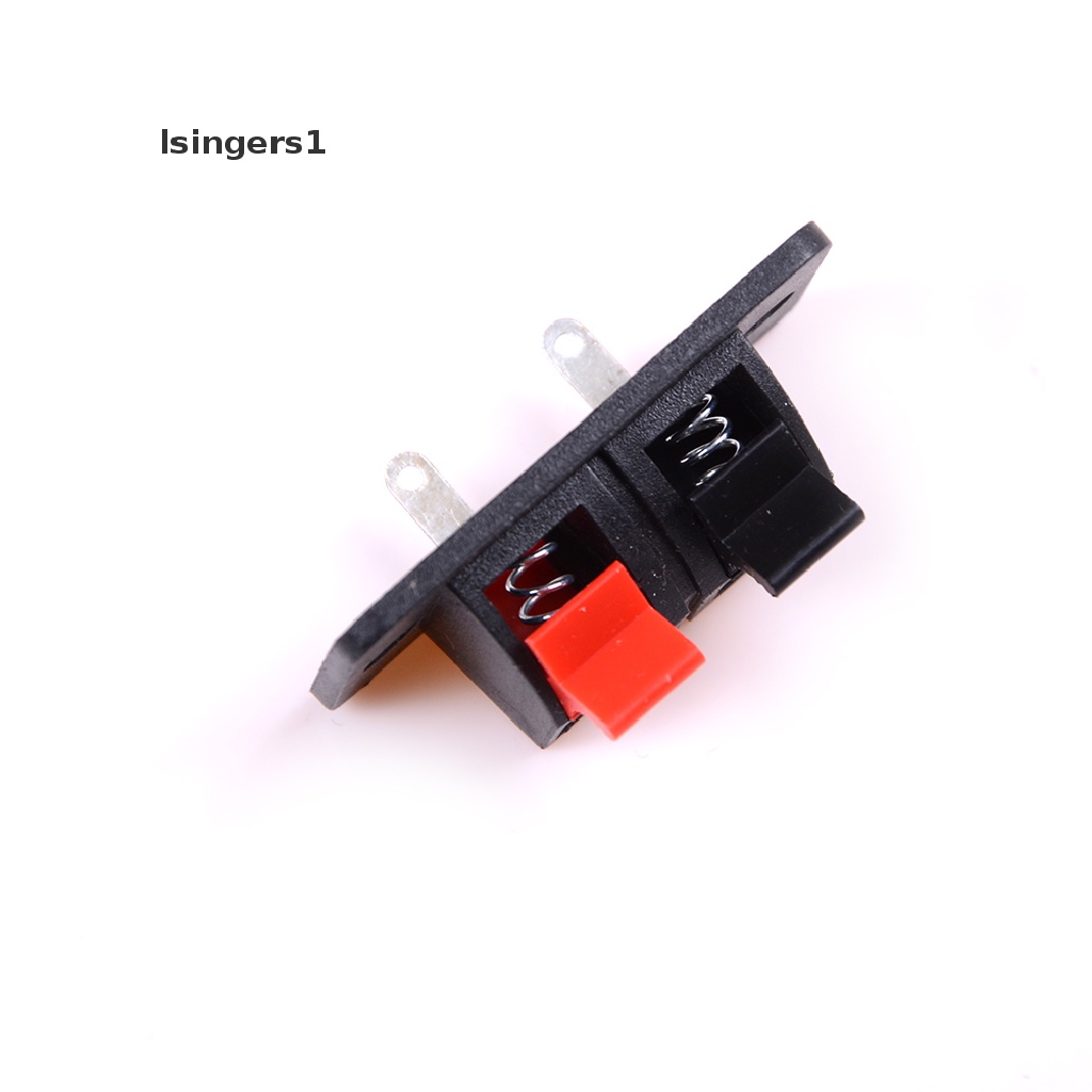 (lsingers1) 5pcs Konektor Terminal Jack Audio 2 Posisi Untuk Speaker