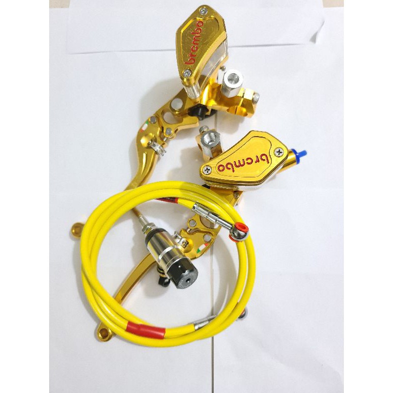 Kopling hidrolik rx king ninja cbr fu vixion klx crf gsx ninja 250 satu set stut selang tabung kaca