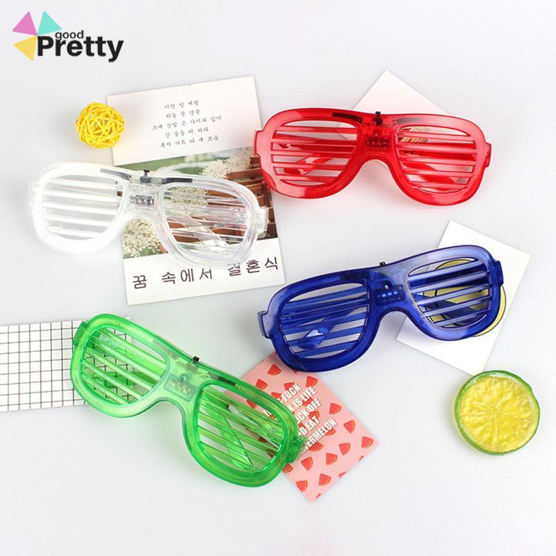 LED Kacamata Nyala Malam Colorful Eyeglass Aksesoris Fashion - PD