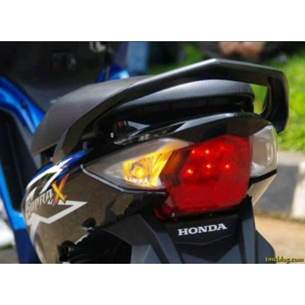 cover tail cover lampu stop belakang supra x 125 fi K41 Hitam Tenshi