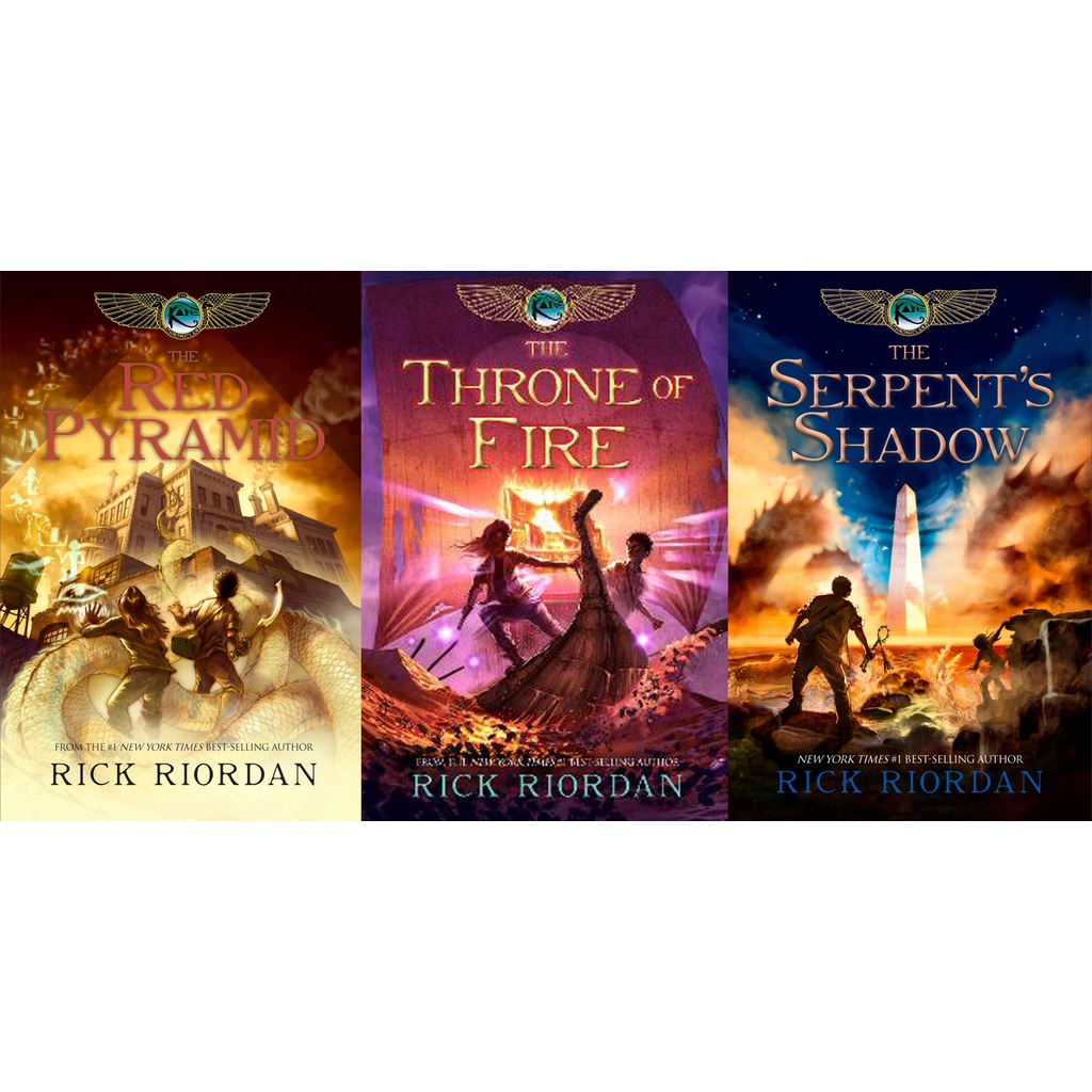 [INDONESIA] BUKU NOVEL 3 SERI KANE CHRONICLES - RICK RIORDAN [ORIGINAL]