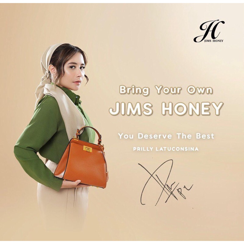 MONIC BAG JIMS HONEY / TAS SLEMPANG / TOP HANDLE / ORIGINAL BY JIMS HONEY