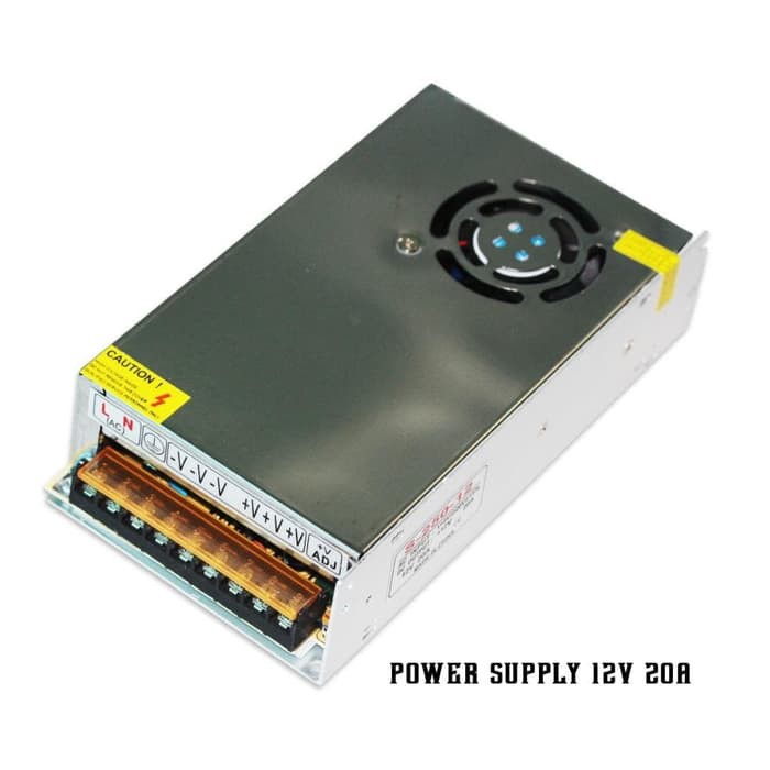 Power Supply 12V 20A PSU for CCTV - LED