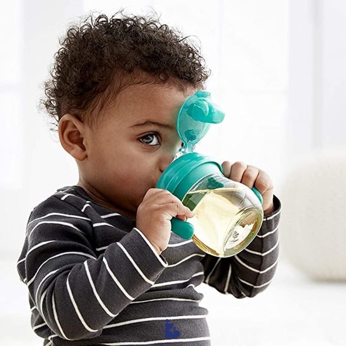 OXO Tot Grow Soft Spout Cup with Removable Handles - Sippy Cup Bottle Bayi Botol Minum Training Baby Oxotot