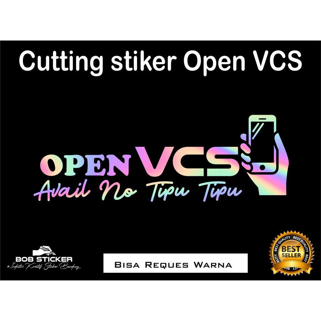 terbaru  Cutting Stiker Open VCS, Stiker Open VCS, stiker Motor Scoopy, stiker motor nmax , stiker m