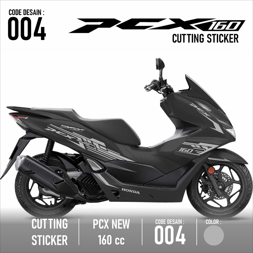 RS Cutting Sticker PCX 160-Aksesoris Motor Stiker Honda PCX 160 cc Skotlet Sticker Striping Lis Vari