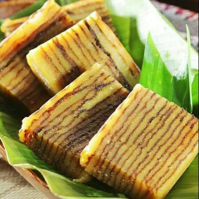Engkak ketan/ kue lapis ketan Palembang