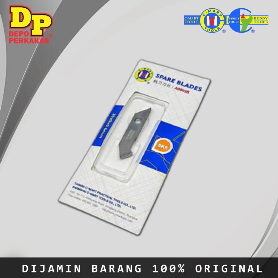 

REFILL PISAU CUTTER ACRYLIC/ AKRILIK C-MART CMART ISI 6PCS