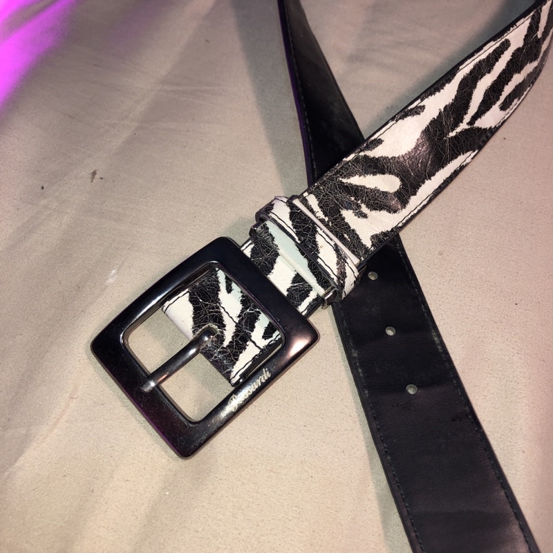 [preloved] Vintage Belt y2k zebra