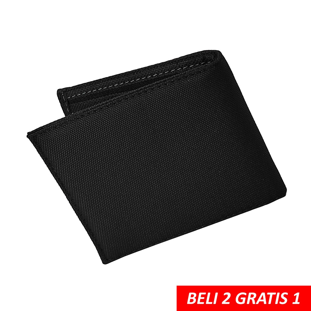 Dompet Lipat Pria Original Bahan Canvas Model Terbaru Tahun Ini