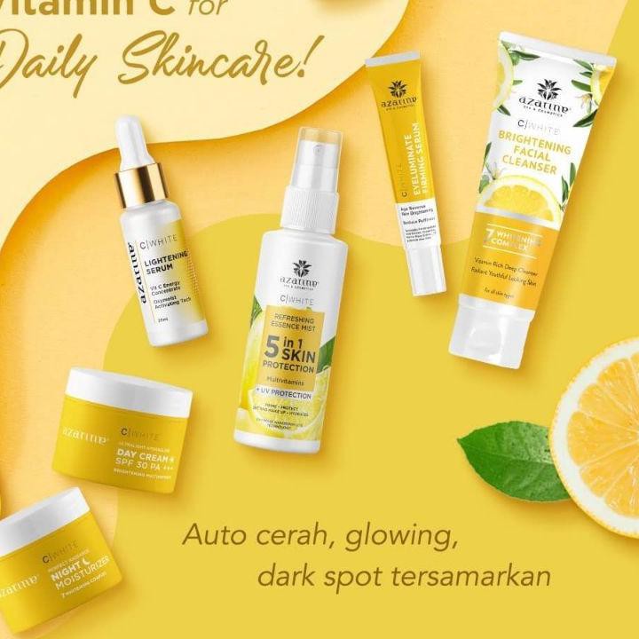 BEST SELLER AZARINE C WHITE SERIES CREAM PAKET SIANG & MALAM 25 GRAM [U9J3]