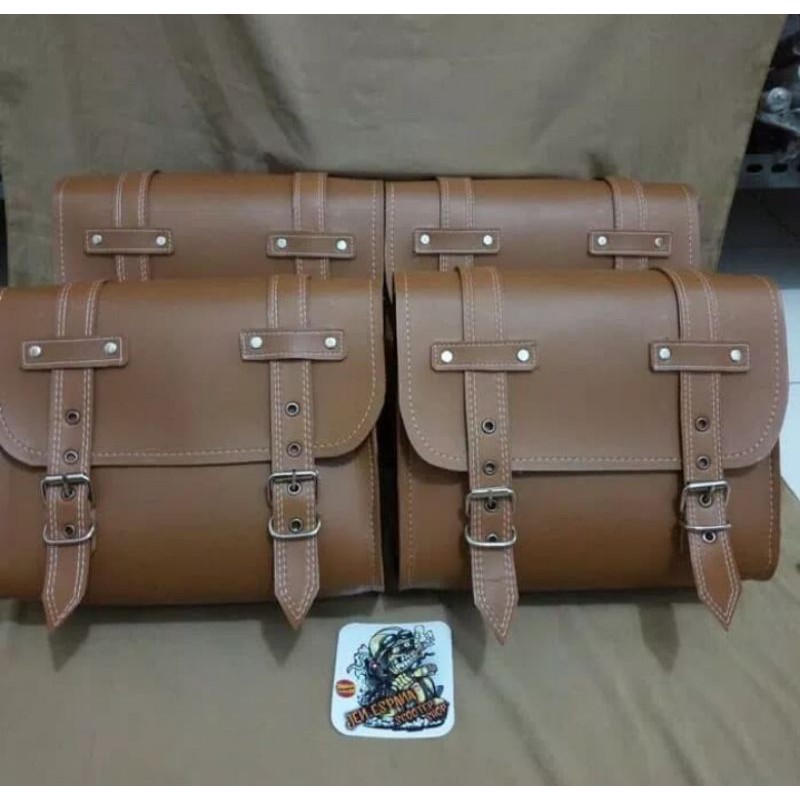 side bag Kawasaki W175 tas samping Kawasaki w175