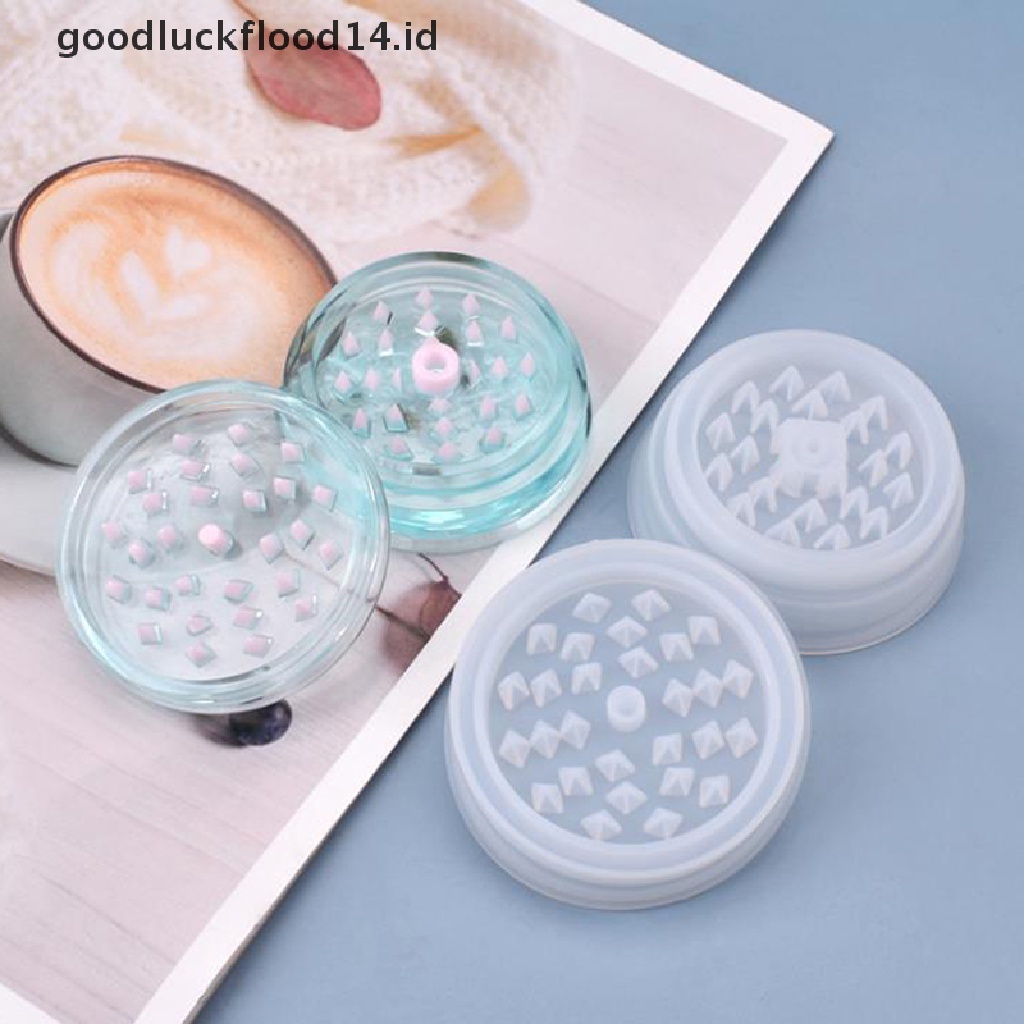 [OOID] Epoxy Resin Mold DIY Leaf Herbal Herb Grinder Spice Crusher Silicone Mould ID