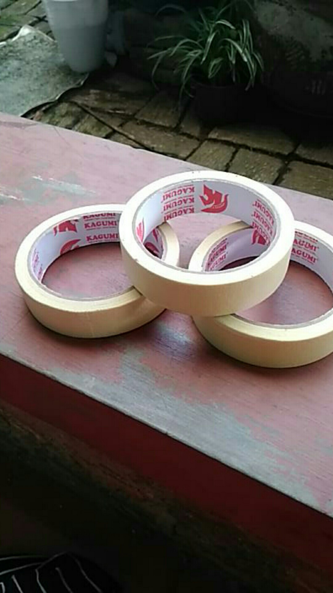 Masking Tape 24 Mm 21 Meter Kagumi - Lakban Kertas 1 Inch