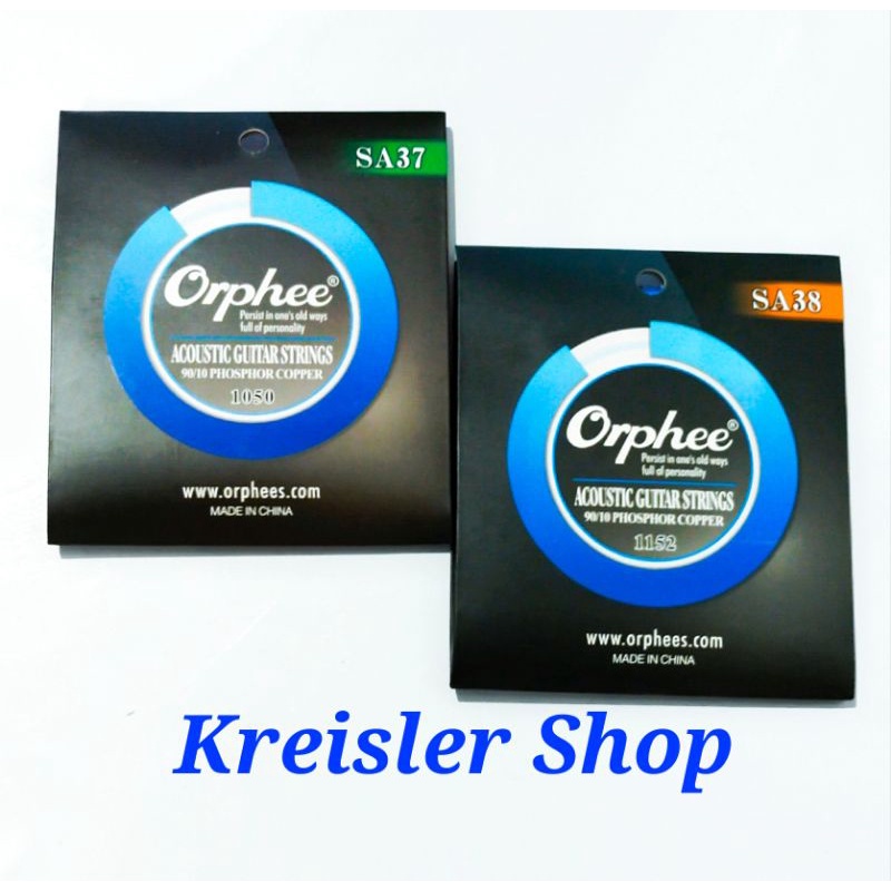 senar gitar akustik Orphee Original SA37 SA38 guitar string 1 set