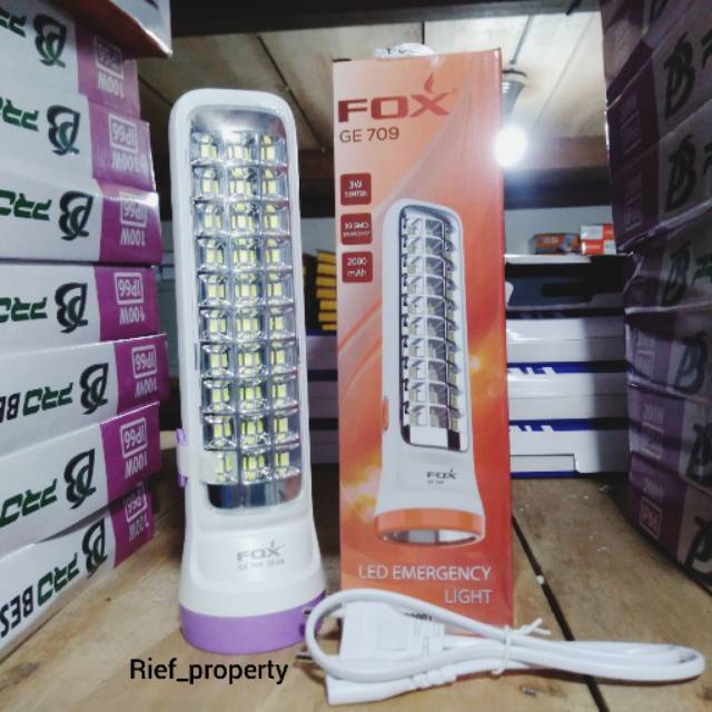 Senter lampu emergency FOX 709
