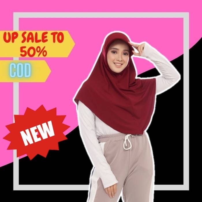 Hijab Jilbab Kerudung Instan Fashion Wanita Instant Khimar Topi Masker Murah Terbaru