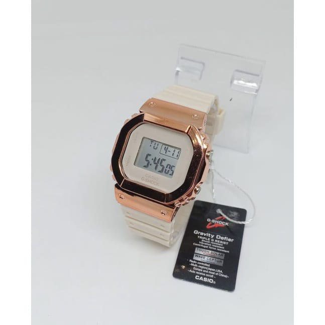 (KWS) Jam Tangan Pria/wanita GM5600 Casio G-shock digital kotak Body Metal new rubber