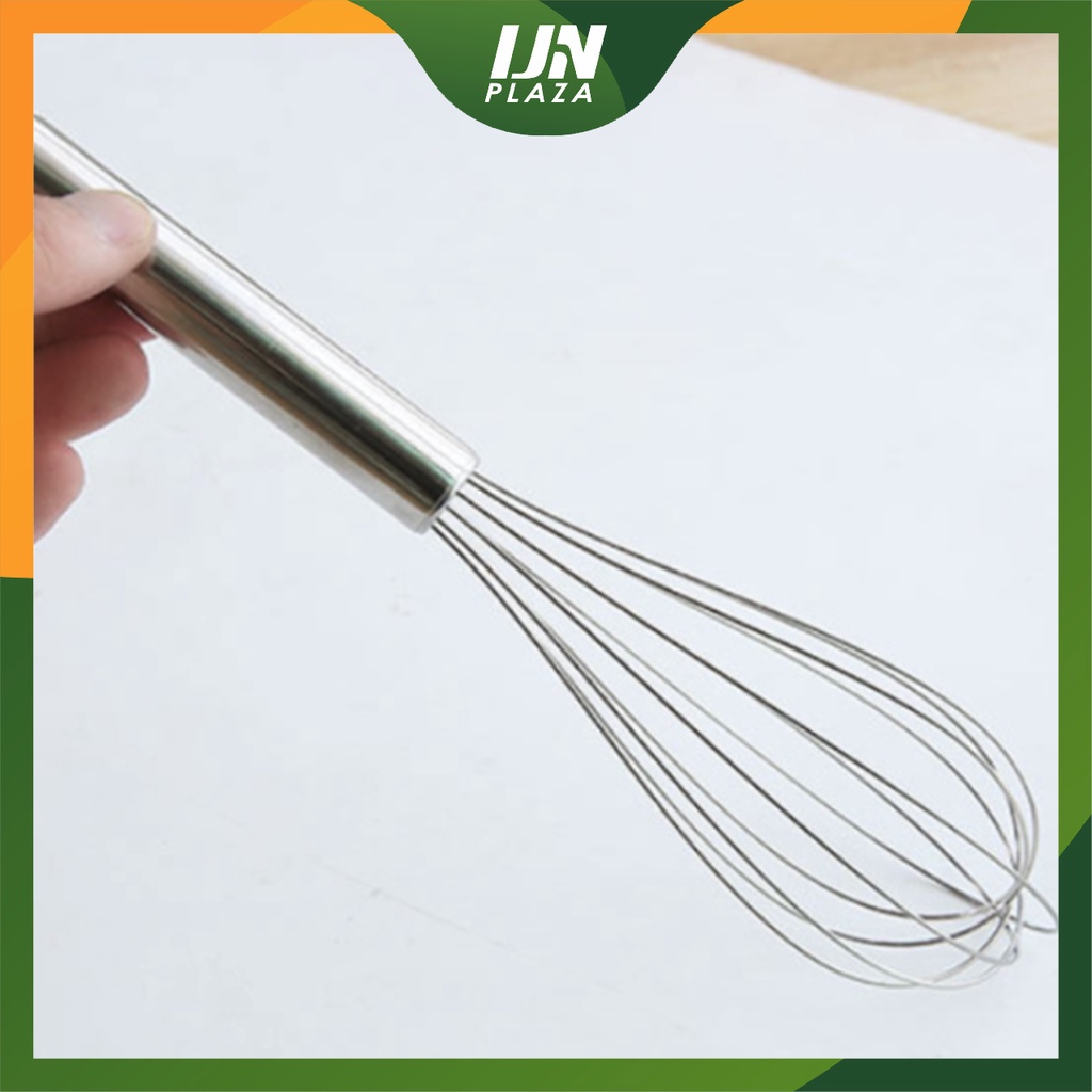 ❤ IJN ❤ Pengocok Telur Manual Pengaduk Adonan Kue Hand Mixer Egg Whisk Stainless Steel 12 Inch Panjang 31 cm