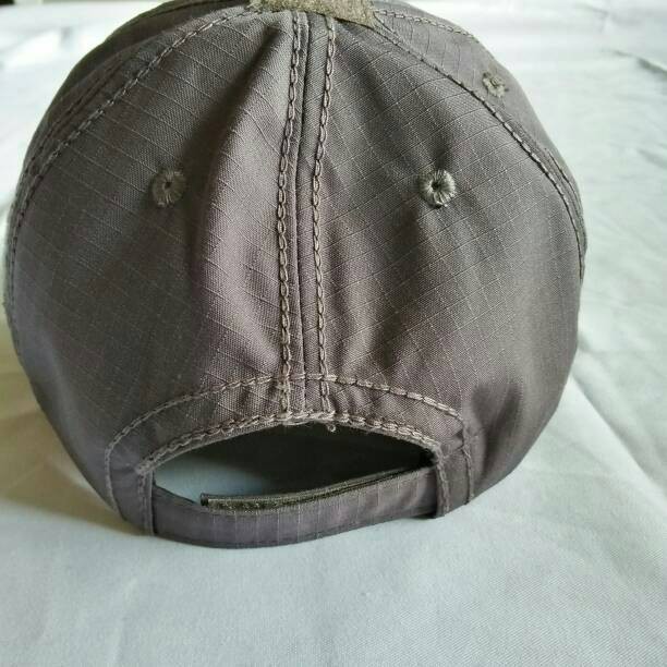 topi perekat warna abu ripstop kotak tr/teteron rayon