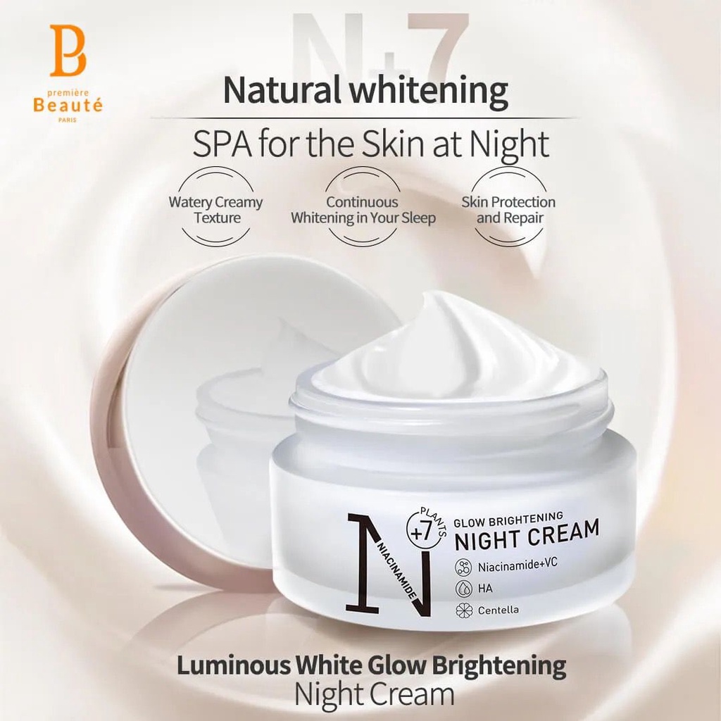 [READY STOCK] PREMIERE BEAUTE LUMINOUS WHITE SERIES GLOW BRIGHTENING NIGHT CREAM