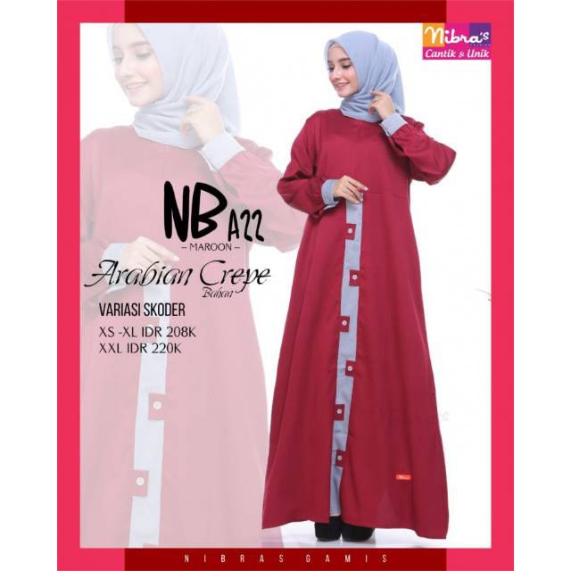 GAMIS NIBRAS NB A22 MAROON