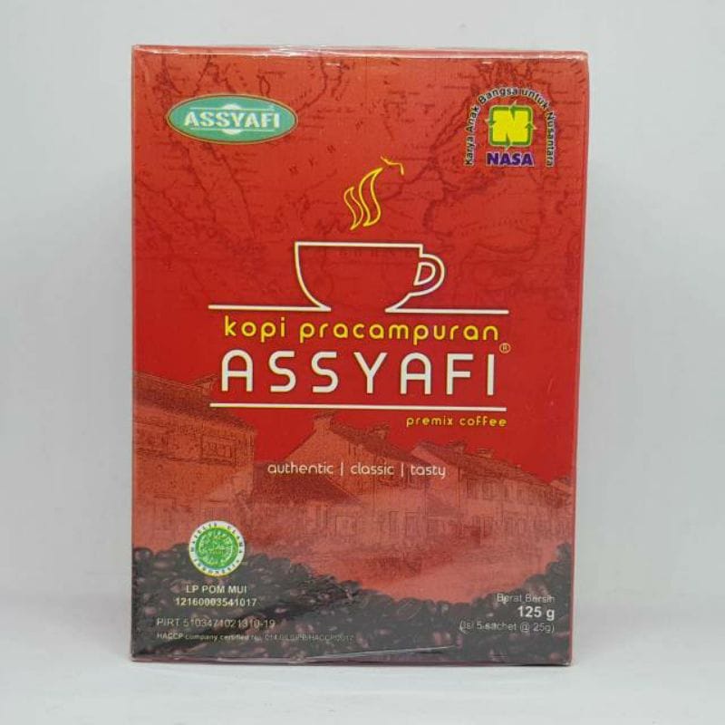 

KOPI ASSYAFI (KOPI PRACAMPURAN) ORIGINAL NASA/MINUMAN UNTUK KESEHATAN TUBUH