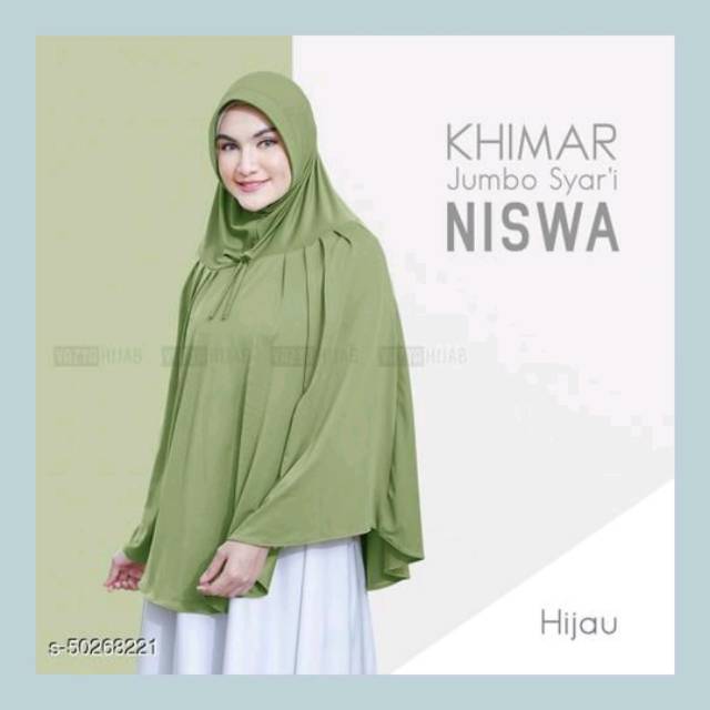 Khimar/hijab syar'i jumbo