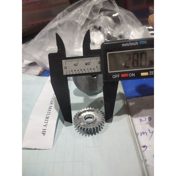 main gear saja untuk ryobi maturity 6000 8000 set bull gear original harga per 1 set