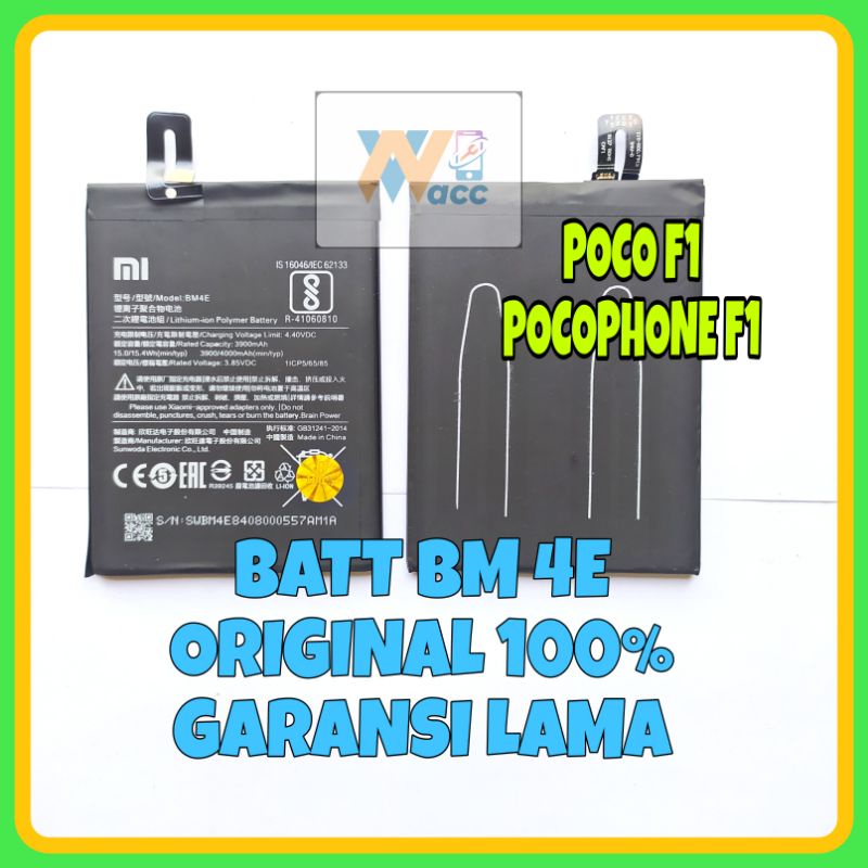 BATERAI POCOPHONE F1 ORI / BATRE POCOPHONE F1 ORI / BATERAI POCO F1 ORI  / BATRE POCO F1 ORI / BATER