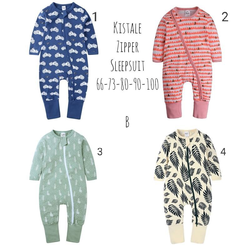 sleepsuit Kids Tale/ sleepsuit bukaan kaki baby import/ baju kidstale/ baju tidur bayi