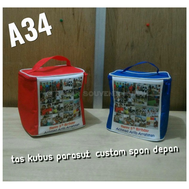 

Souvenir Suvenir Tas Goodie Bag Custom Disain Printing Ulang FotoTahun Anak Ultah Murah Grosir Unik